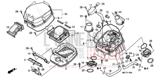 FILTRE A AIR XL1000V9 de 2009